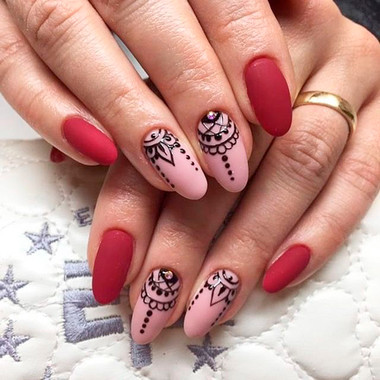 Маникюр весна 2025 (Роспись)