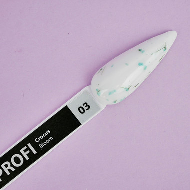 Gel polish TUFI profi PREMIUM Bloom 03 with dried crocus flowers 5ml - Фото №4