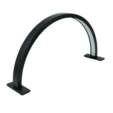 Half-moon lamp black table YRE shadowless LED 65.8 x33.8 x6.3 - Фото №1