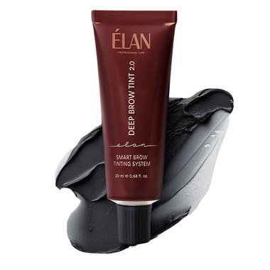 Długotrwała farba do brwi ELAN Deep Brow Tint 03 Black, 20ml - Фото №2