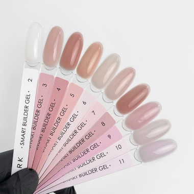 Гель для наращивания DARK Smart Builder Gel 04 светло-кофейный 30 мл - Фото №3