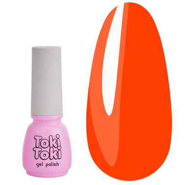 Gel polish Toki-Toki № 093 neon orange 5 ml - Фото №1