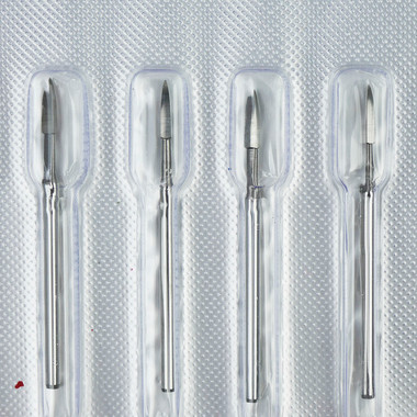 Фреза для маникюра TUFI profi Безопасная FA4C четырехгранная твердосплавная - Фото №2