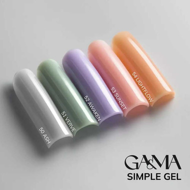 Гель для наращивания GA&MA Simple gel №052 Awaken 15 мл (7703192) - Фото №2