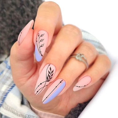 Нежный маниюкюр