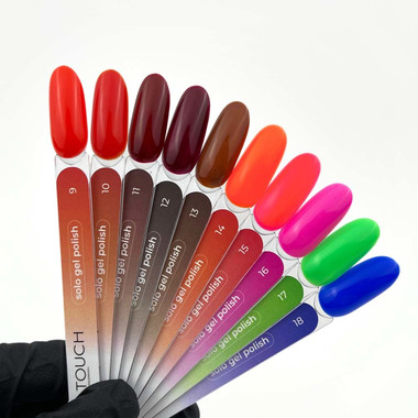 Gellack Touch Solo Gel Polish 14 einphasig 3in1 neonrot 9 ml - Фото №3