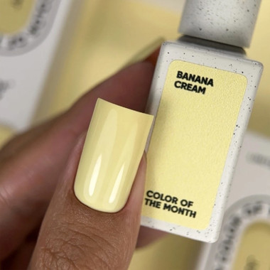 Gel polish NAILSOFTHEDAY Color of the month July 2025 Banana Cream 10 ml - Фото №6