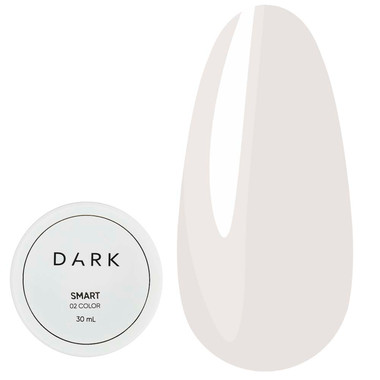 Гель для наращивания Dark Smart Builder gel 02 молочный 30 мл - Фото №1