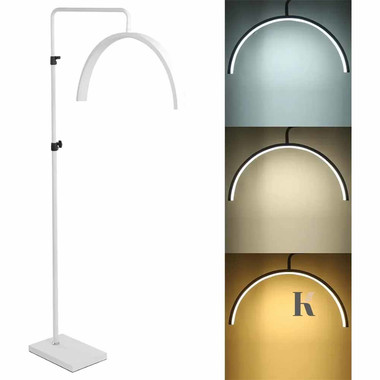 Лампа напольная Луна White HD-M6X белая - Фото №2