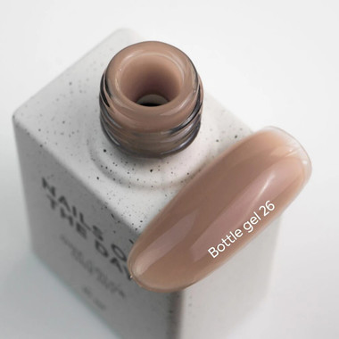 NAILSOFTHEDAY Bottle gel 26 warm beige 10 ml - Фото №2