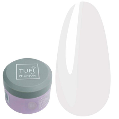 TUFI Profi Aufbaugel UV/LED 05 Baby Milk 15 ml (0324493) - Фото №1