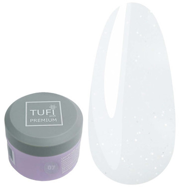 Гель для наращивания TUFI profi Builder Gel UV/LED 07 White Frost 5 мл (0324539) - Фото №1