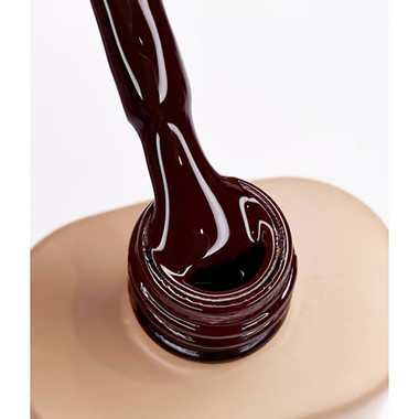 Gel polish DARK New collection 032 dark brown 6 ml - Фото №3