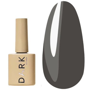 Гель-лак DARK New collection 134 темно-серый 10 мл - Фото №1