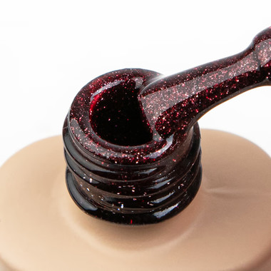 Gel polish DARK Night Cat 10 reflective cat's eye burgundy 6 ml - Фото №2