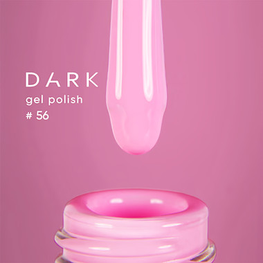 Gel polish DARK New collection 056 pink 10 ml - Фото №2