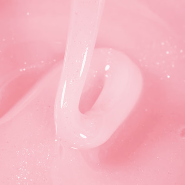 Гель для наращивания Dark Smart Builder gel 32 розовый с блестками 15 мл - Фото №2