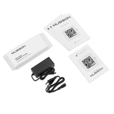 Extractor MUSSON X2 SILVER 72W for manicure and pedicure - Фото №3