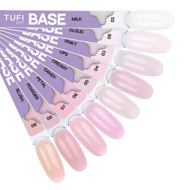 TUFI Profi Cover Base coat 01 Milk 10 ml (0326520) - Фото №4