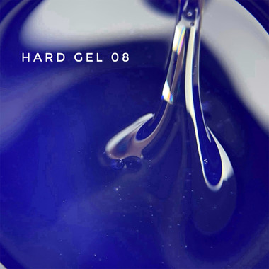 Gel for extensions Touch Hard Gel 08 transparent 15 ml - Фото №2