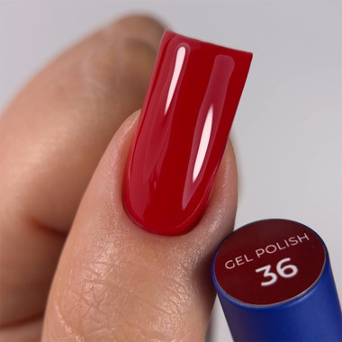 Гель-лак TOUCH Deep Pigment Gel Polish 36 насыщенный красный 9 мл - Фото №3