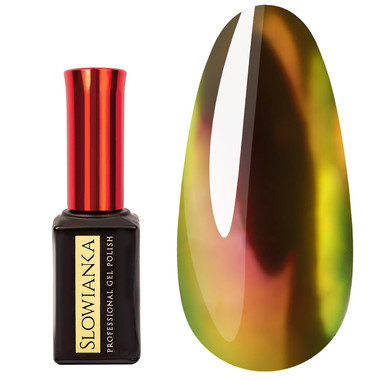 Жидкая втирка для ногтей Slowianka Gold Mirror 8 мл - Фото №1