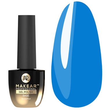 Baza hybrydowa MakeAR Juicy Rubber Base Lagoon Blue 8ml SALE - Фото №1