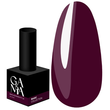 Гель-лак GA&MA Basic collection 014 баклажановый 10 мл (7700288) - Фото №1