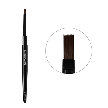 Gerader Gelpinsel Staleks EXPERT  Breite 5 mm / Länge 8,5 mm (NBE-05) - Фото №1