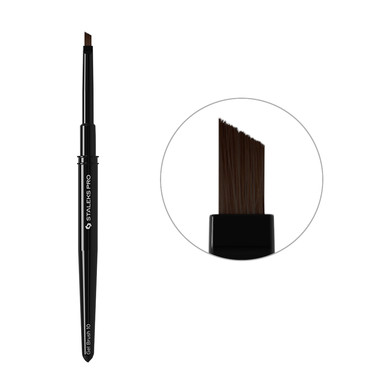 Кисть для геля скошенная Staleks EXPERT ширина 4 мм / длина 7 мм (NBE-10) - Фото №1