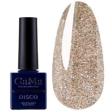 Gel-Nagellack GA&MA Shine 021  reflektierendes Beige 10 ml (7700085) - Фото №1