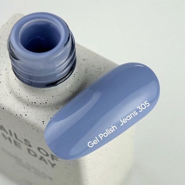 Gel-Nagellack NAILSOFTHEDAY 305 Jeans  10 ml - Фото №3