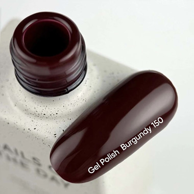 Gel-Nagellack NAILSOFTHEDAY 150 Burgunderrot 10 ml - Фото №3