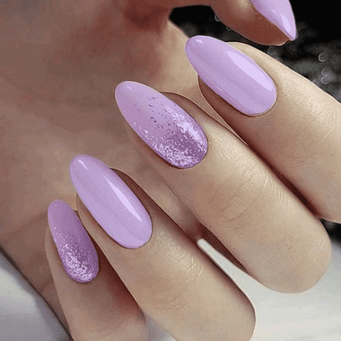 Almond Manicure (Purple)