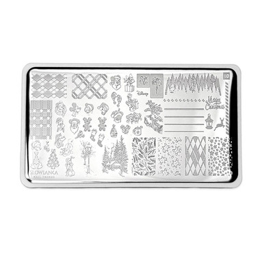 Stamping plate Slowianka Cozy Christmas #10 - Фото №1