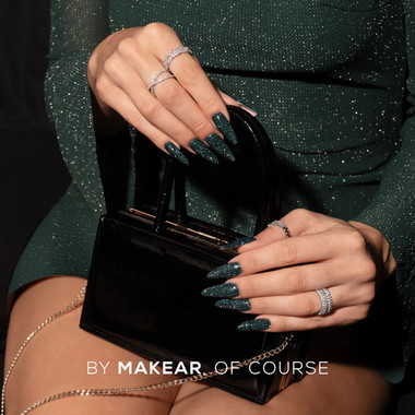 Gel polish MAKEAR 898 dark turquoise reflective 8 ml - Фото №3