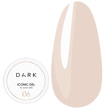 Gel for extension DARK Iconic Gel 06 cream 30 ml - Фото №1