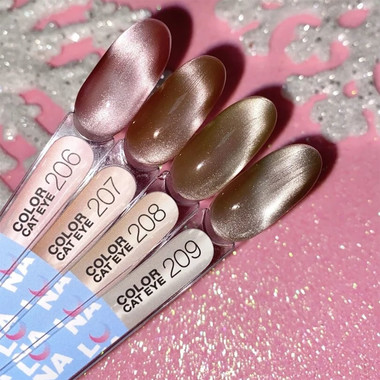 Gel polish LUNA Color Cat Eye 207 pink-beige 8 ml (047-2831-1243) - Фото №5