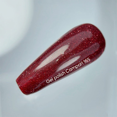 NAILSOFTHEDAY Gel Polish 165 Campari rich red reflective 10 ml - Фото №3