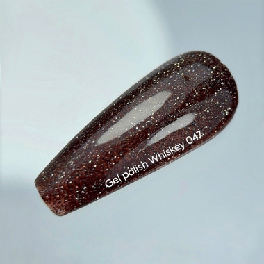 Gel-Nagellack NAILSOFTHEDAY 047 Whiskey Brown Light-Reflective 10 ml - Фото №3