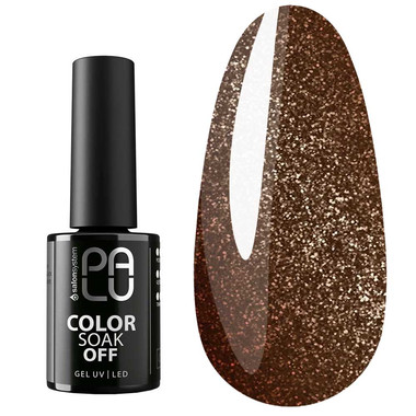 Gel-Nagellack PALU BUDAPEST BT4  Bronze-Gold Chamäleon Katzenauge 6 g - Фото №1