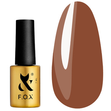 Gel polish F.O.X Mocha Mousse 107 terracotta-coffee 7 ml - Фото №1
