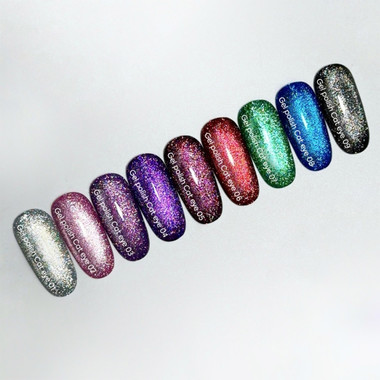 Gel-Nagellack NAILSOFTHEDAY Cat Eye Gel Polish 09 Schwarz 6 ml - Фото №5