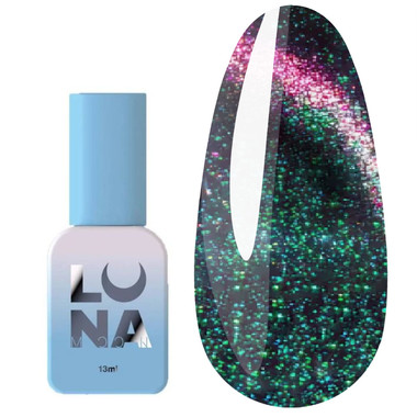 Гель-лак LUNA Color Cat Eye 265 зеленый, розовый 8 мл (047-5418-1565) - Фото №1
