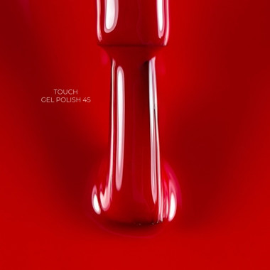 Gel Polish Touch 45 deep red 9 ml - Фото №3
