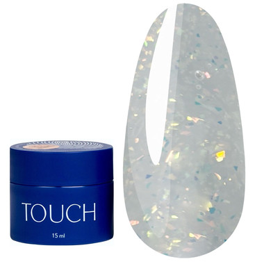 Touch Builder Gel Shine Mix 04 Milky mit Blattgold, 15 ml - Фото №1