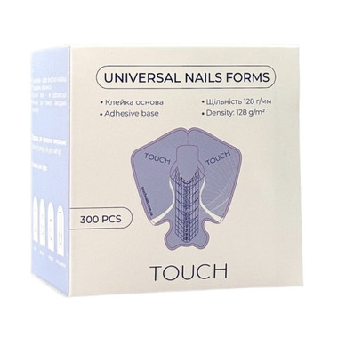 Nail extension forms TOUCH 300 pcs - Фото №1