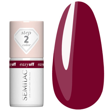 Лак для ногтей Semilac EASY OFF LED LIGHT L19 Cherry Coke 7 мл - Фото №1