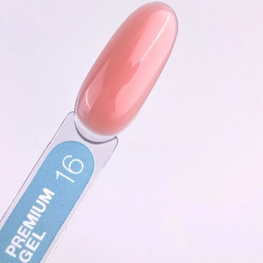 Gel for nail extensions LUNA Premium Gel 16 pink brown 100 ml (323-2595-1530) - Фото №3