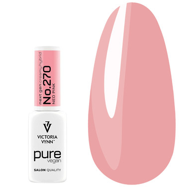 Gel polish PURE VEGAN CREAMY HYBRID VICTORIA VYNN 270 Neo Pink 8 ml - Фото №1